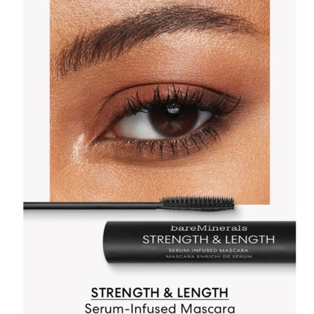 2 Bareminerals Strength & Length Serum-Infused Mascaras